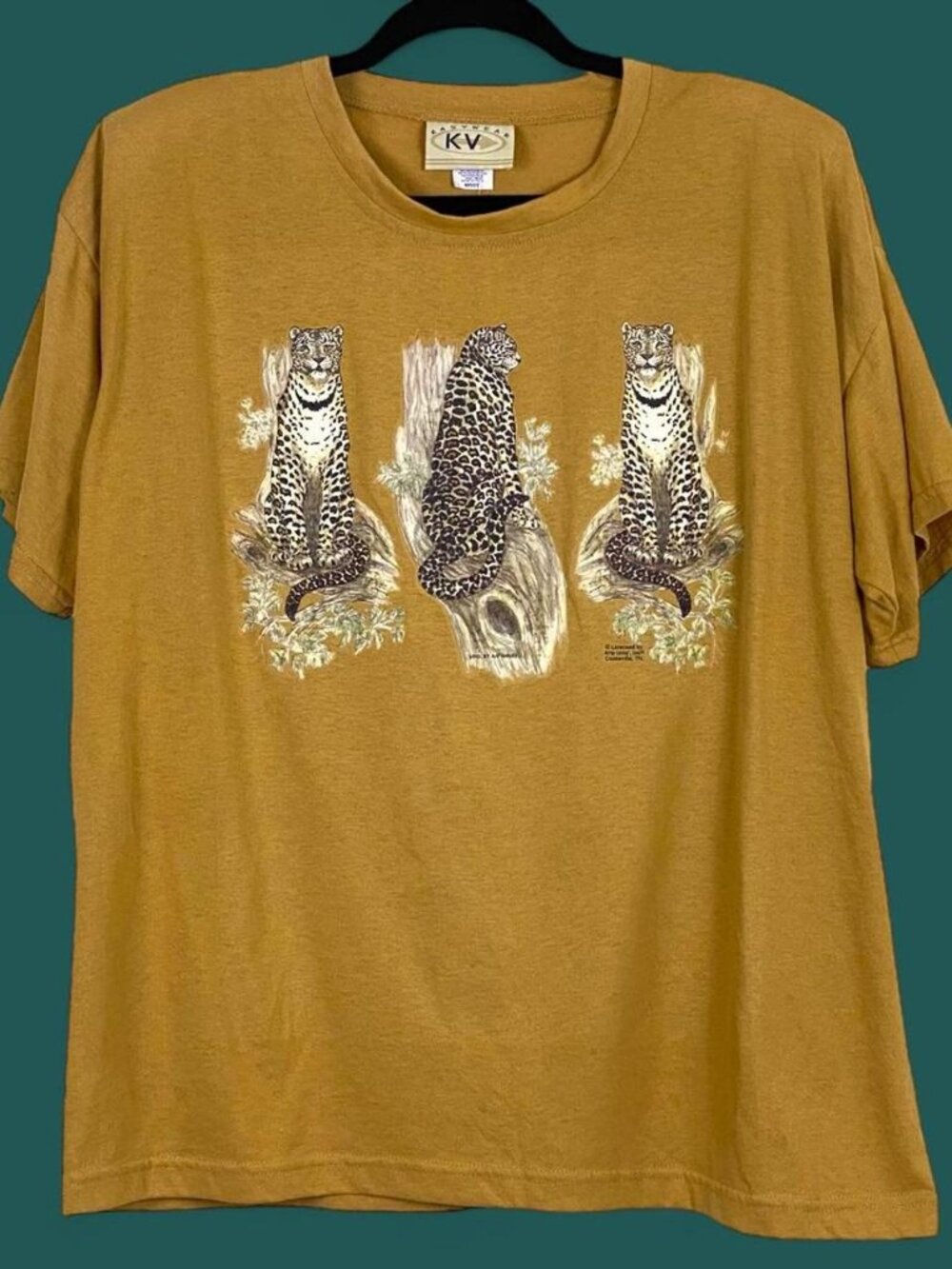 Vintage NOS Leopard Graphic Tee